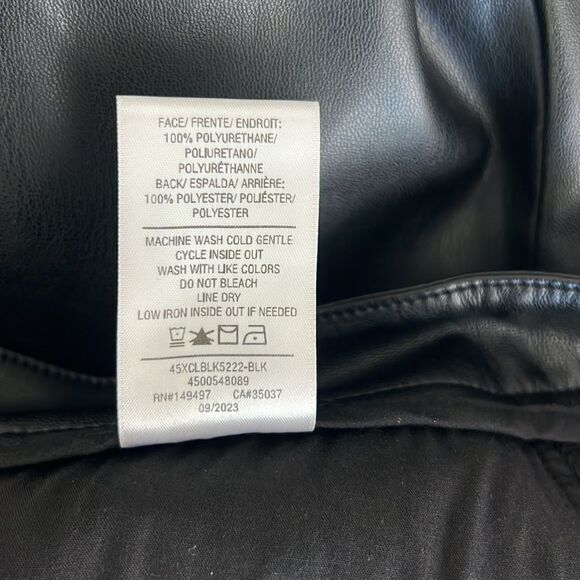 NWOT Joe’s Mid-Rise Faux Leather Cropped Bootcut in Black Size 28 - Picture 6 of 9